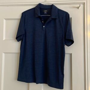 Alfani short sleeve Navy heather polo shirt
